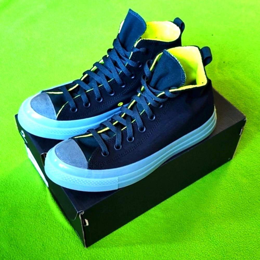 Converse Chuck Taylor All Stars CX Black/Seaweed/Lime Twist Men's Size 9 170997C